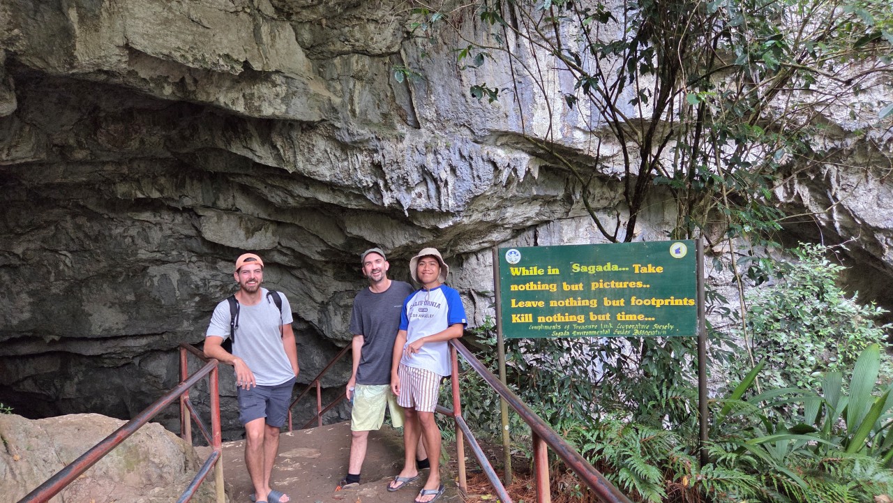 Grot-expeditie in de bergen van Sagada